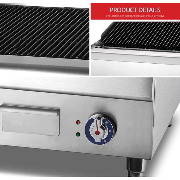 Grill Meat Rustproof 4.8kW Commercial Kitchen Cooking Equipment