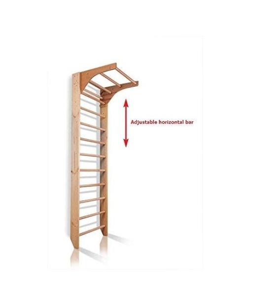 2020 Top 9 Best  Swedish Exercise Wooden Or Metal  Ladder Gym Climbling  Gymnastics Stall Bar