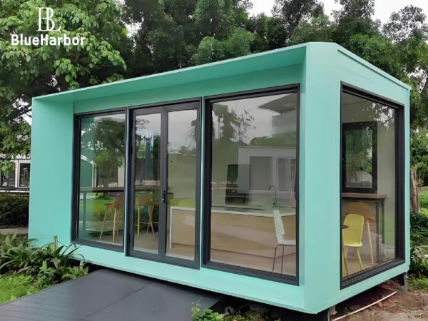 Customized Modular Container Office/ Prefab Steel Frame Portable Apple Cabins
