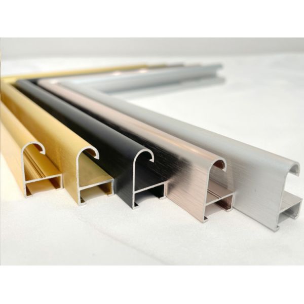 Sophisticated Brushed Aluminum Alloy Frame for Mirror and Photo Frame Decoration