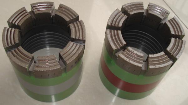 Impregnated Diamond Core Drill Bits BQ For Hard Rock stone Core In Mining Exploring