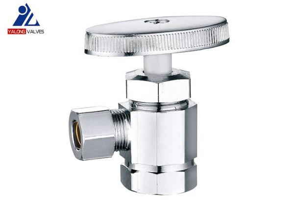 Compression Style ABS Toilet Angle Stop Valve Sink 8M Classic Oval Handles