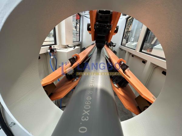 High Speed Pvc Pipe Extruder Machine For Water Supply Pipe Twin Screw And Barrel Design