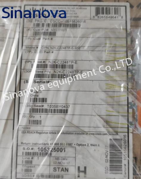 N2K C2248TP E Nexus 2000 ToR FEX for Cisco Data Center Switches original new in stock