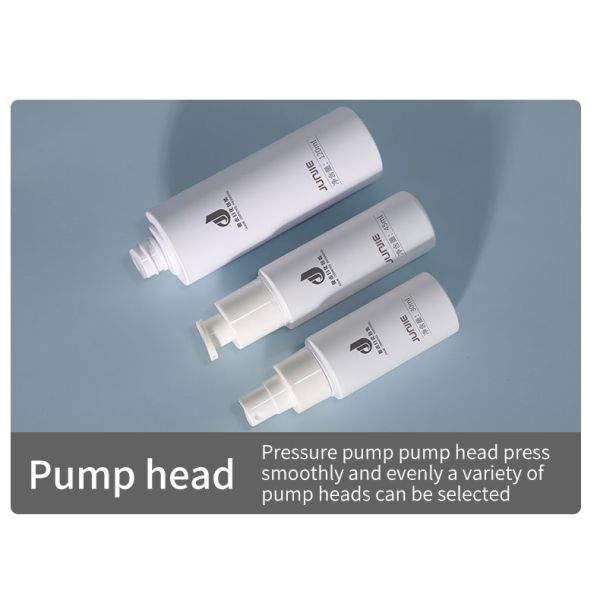 PETG Botella de bomba verde Botellas de spray para el cuerpo vacío cosmético 100 ml