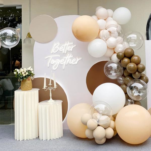 Large Neon Led Wall Light Sign Dimming Switch 12V Engagement Party Decoration Warm White