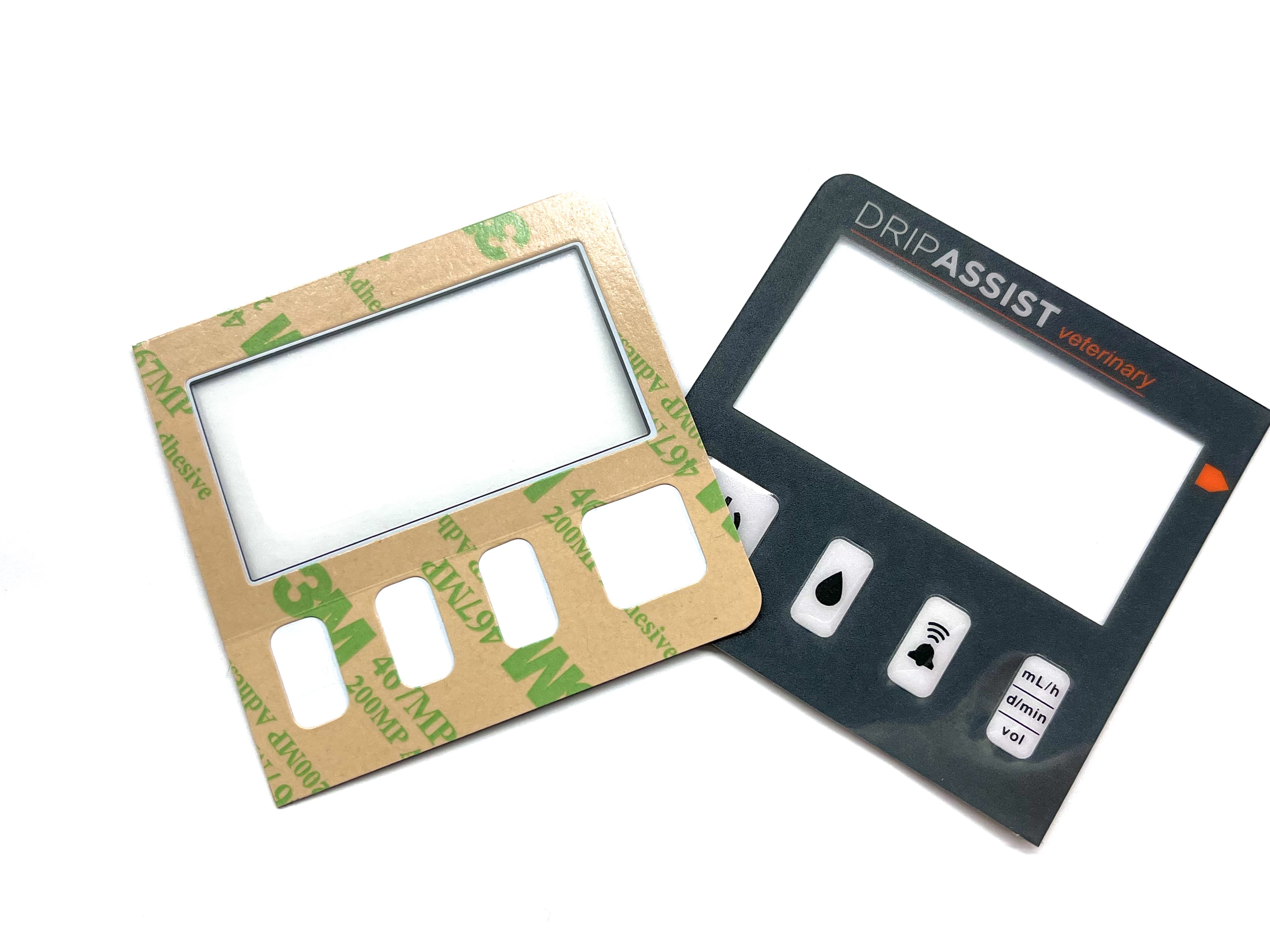 Специальный LCD дисплей с цифровыми печатными перекрытиями с тактильными клавишами