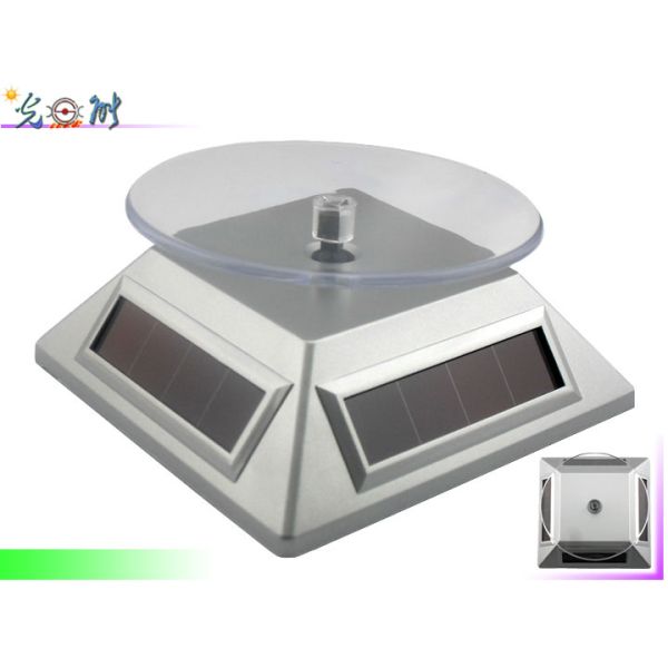 Solar turntable display