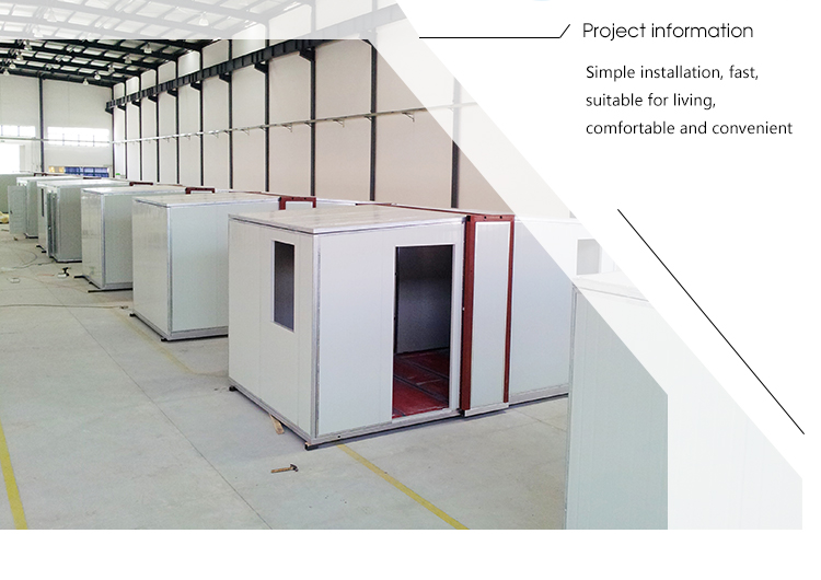 Дом Prefab укрытия панели сэндвича EPS портативного аварийного мобильный дешево