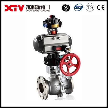 Straight Through Type High Platform Flanged Floating Ball Valve 150LB for Oil and Gas