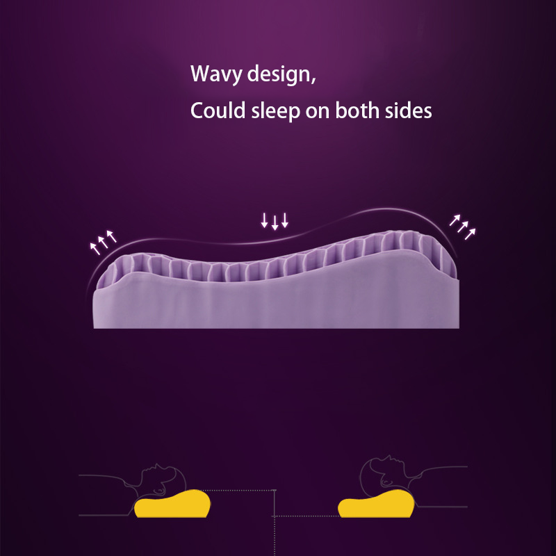 Custom 3D TPE Pressure Relief Gel Cooling Sleeping Pillow for Sale 3.5kg Rectangle