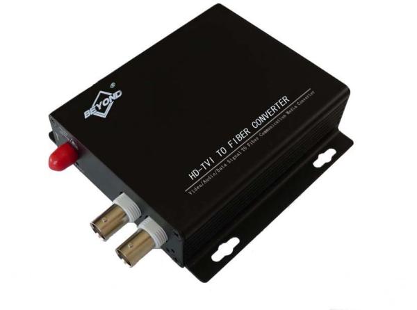 2-ch 720p HD-TVI to fiber multiplexer,2-ch TVI over fiber extender,TVI Transmitter and RX