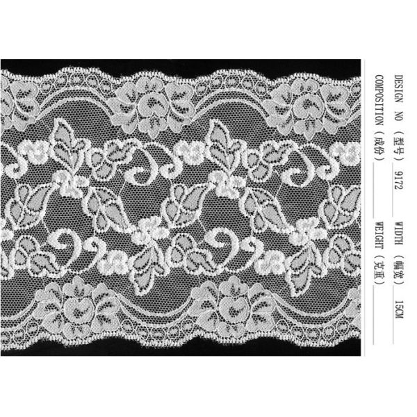 Ткань шнурка женское бельё Eco содружественная высоко растяжимая для украшения