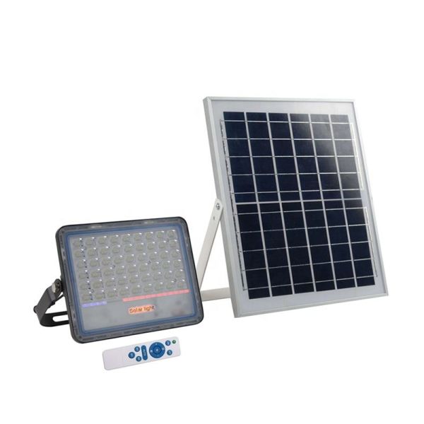 Aluminum Body Solar Led Flood Light For Park With 80 Ra And 5000-6000K Color Temperature