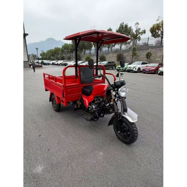 Gasoline Q1 Cargo Tricycle Three Wheeler Top Ceiling 200cc Air Cooled Engine With Inner Floating Small Booster Rear Axle And 1000kg Load Capacity ‌For Heavy Duty Transport
