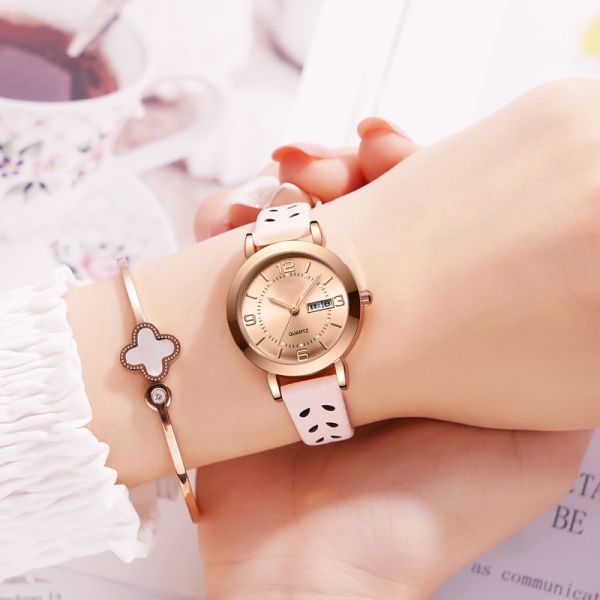 Luxury Japan Movement Women Quartz Chronograph Wrist Watch