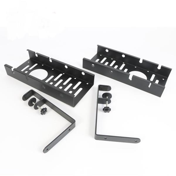 9 Wire Steel Cable Management Tray Under Desk Sturdy Carbon Steel Desk Cable Organizer