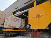 PLC Diamond Wire Saw Cutting Machine que gerencie para a pedra calcária do mármore do granito