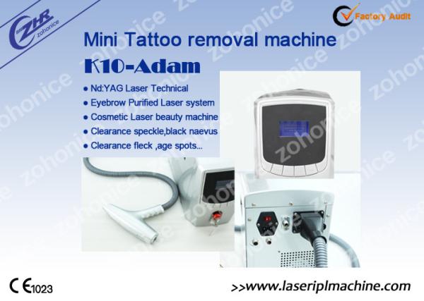 Máquina Q-Comutada da remoção da tatuagem do laser do ND YAG com comprimento de onda 1064nm/532nm