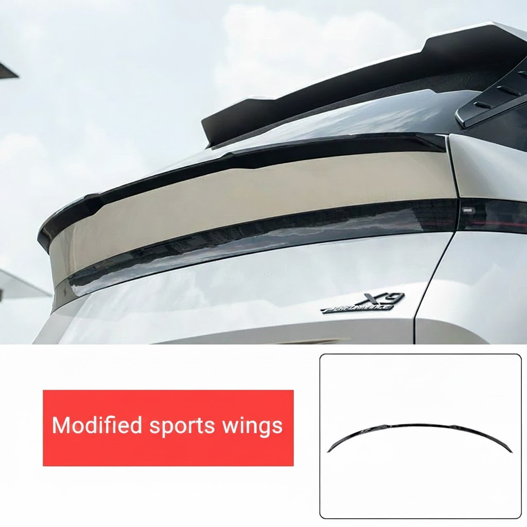 ForXpeng X9 Modified Tail and Middle Wing, High Quality, No Color Difference