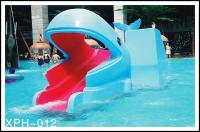 La piscine d'eau extérieure glisse des glissières d'eau de piscine d'enfants de forme de bande dessinée de baleines de parc aquatique pour le parc aquatique d'enfants