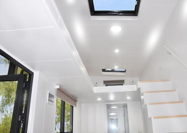 Sistema de estrutura de aço leve casa vitoriana pequena casas pré-fabricadas pequenas casa personalizada com novo design