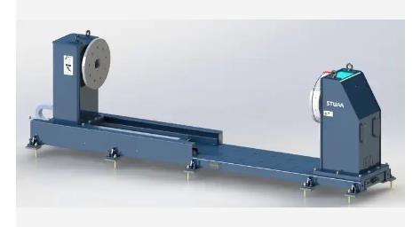 10kg Automatic Welding Positioner Turntable Design Electric Head And Tail Frame 10kg