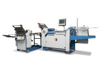 Machine à plier du papier à grande taille à pliage croisé avec dossier de papier à feuillets d'approbation CE 3,8 kW