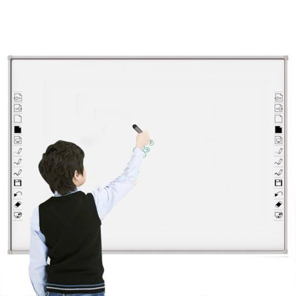 96 Inch Smart Interactive Whiteboard with 10 Point Touch and Tempered Glass Surface for Education and Conference