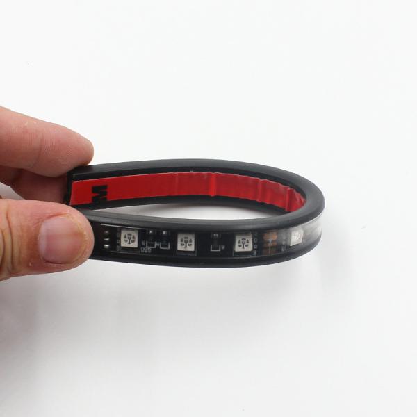 Phone Control Flexible RGB LED Interior Footwell Lights Strips Car LED DRL Atmosphere Lamps interior light strip