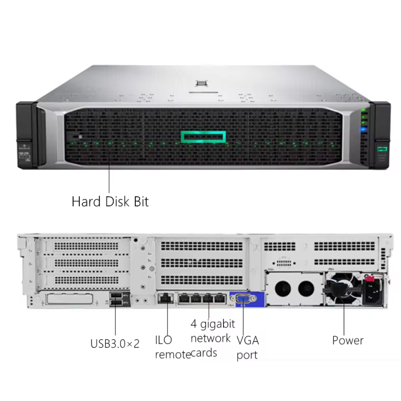 2U Second Hand Servers DL380 3.2Ghz Processor HPE Proliant Gen10 G10 Plus Rack Mountable