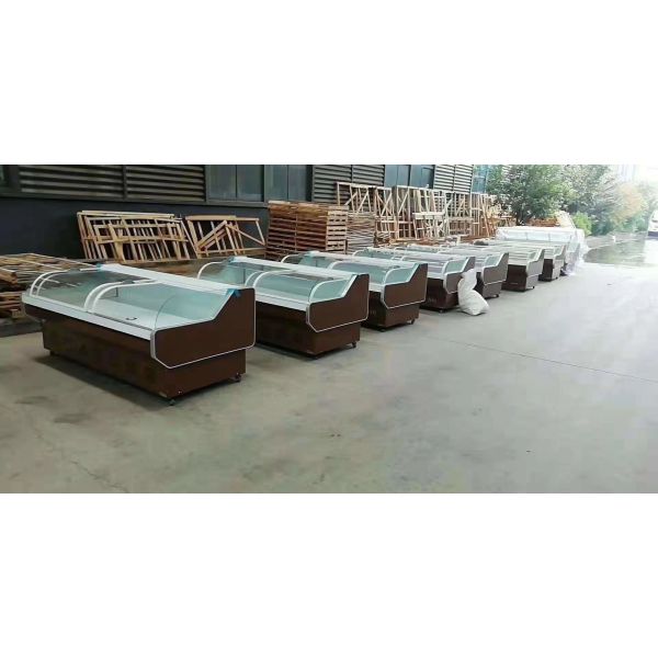 Butcher Chest Freezer Sliding 1.5m Stainless Steel