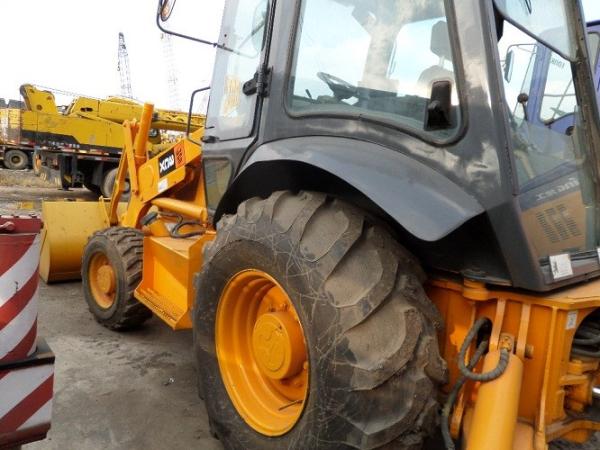 Used JCB 3CX Backhoe Loader 4 In 1 Bucket 74HP For Utility Work