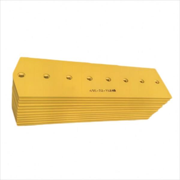 Dureza da superfície HRC45 7T6678 D7R Buldózer Borda de corte para dozer amarelo ou preto