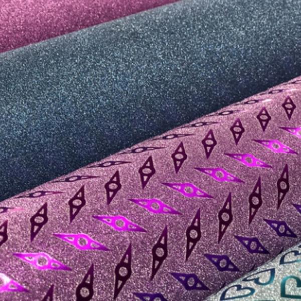 Blow Molding Professional Gold Glitter Laminate Film Roll for Packaging Decoration