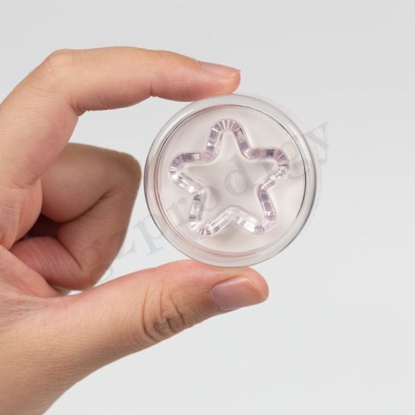 Prodigy PVC  Star Round 45*15mm Door Knob Muffle Pad Plastic Door Wedge