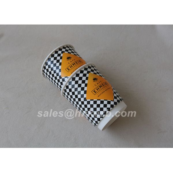 Customized 12oz Hot Drink Paper Cups Food Grade Hot Beverage Cups Virgin Paper
