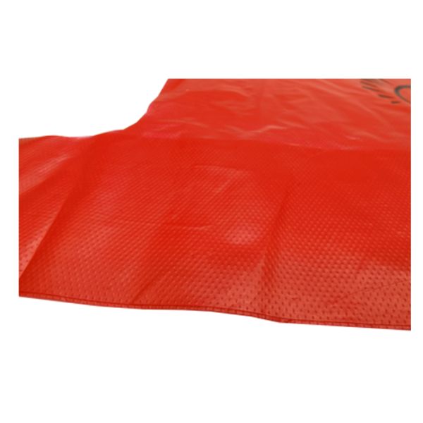 durable Embossed Singlet Shopping Bags Easy Opening T Shirt Trash Bags