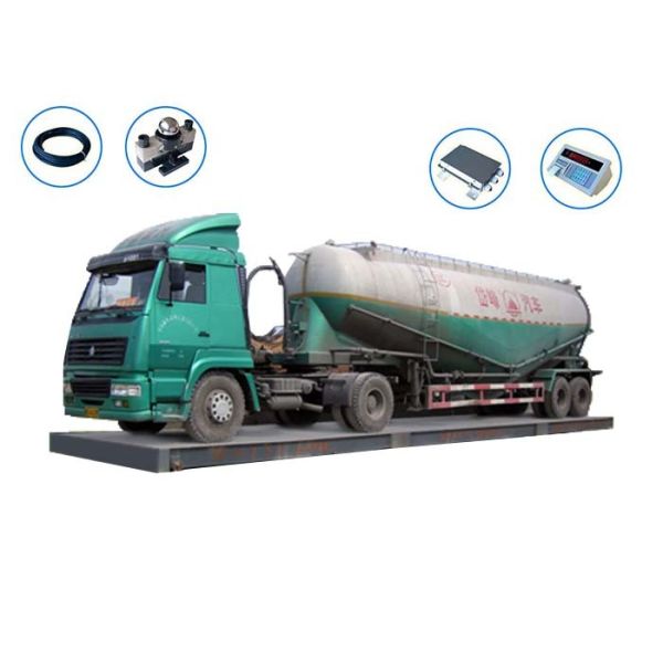 3*18M 100 Ton Weighbridge Truck Scale Carbon steel