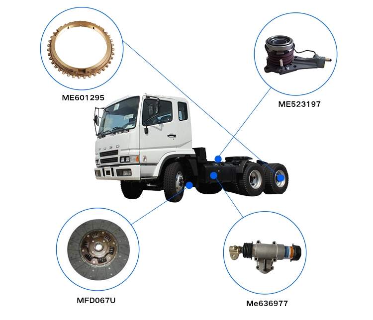 430x250x14x48 Mitsubishi Clutch Kits ME550727 MFD009S