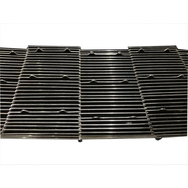 Curva de la banda transportadora de la malla de alambre de la flexión del plano de acero de carbono o tipo especial