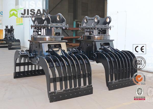 Demolition Hydraulic Gripper , Excavator Attachment Demolition Grapple