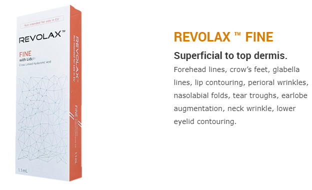Заполнитель Revolax вводимый дермальный для щеки и увеличения Chin