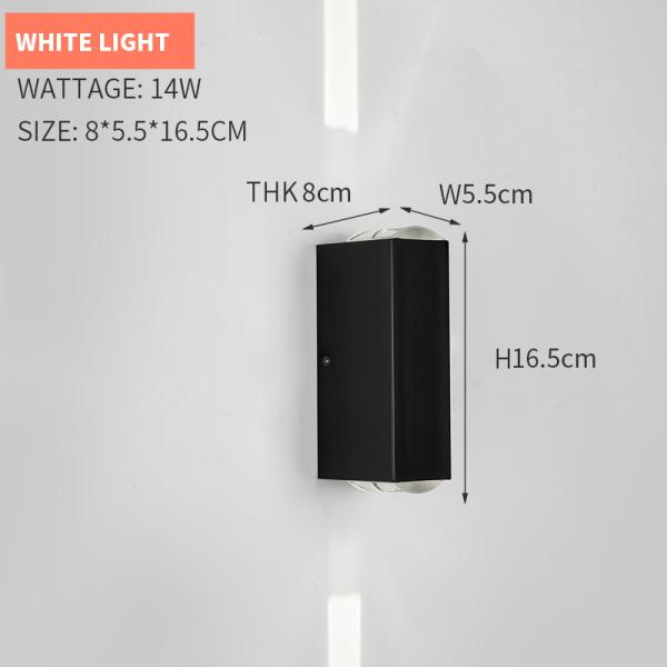a parede impermeável exterior do diodo emissor de luz de 4W 14w ilumina 4x12x6mm 8x5.5x16.5mm