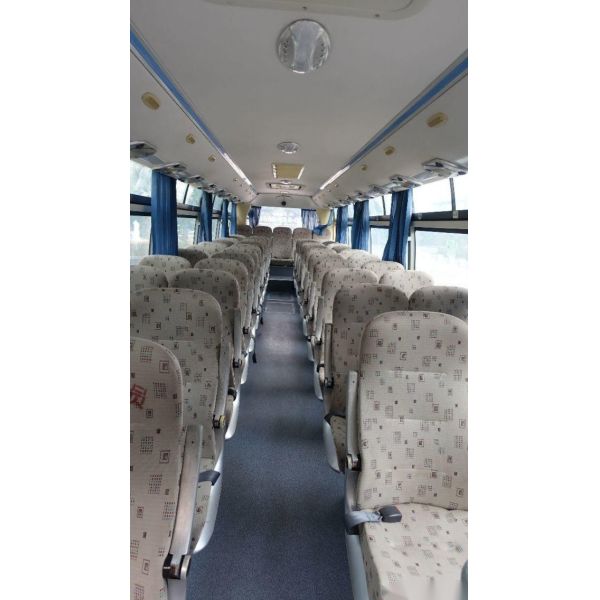 Used Yutong Bus ZK6107 49 Seats Left Steering Airbag Chassis Yuchai Rear Engine Low Kilometer