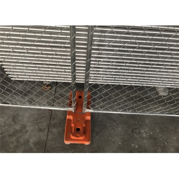 Hot Dipped Galvanized Construction Fencing Panels 1830mm x 3650mm/6'x12' Outer tube 41.2mm HDG 100gram/sqm