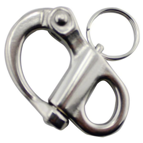 Fixed Stainless Steel Snap Shackles Heavy Duty Polished FOR Boats Yachts Sailboats