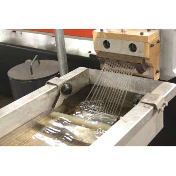 Parallel Co- Rotating Twin Screw Extruder for Engineering polymer & glass fiber reinforcement Pelletizing