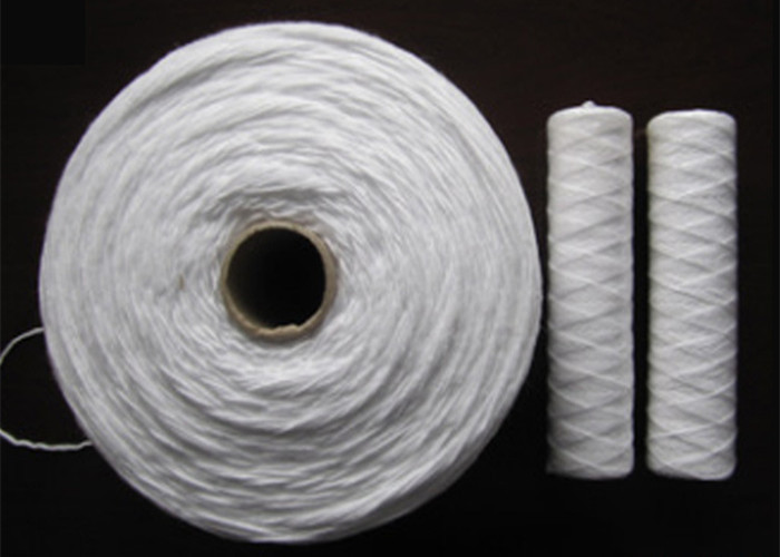 Non Toxic Polypropylene PP Yarn 0.8g / m And Core For String Wound Filter Cartridge