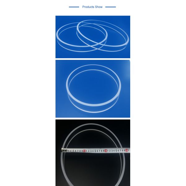 silice fondue Ring Large Size Transparent de diamètre de 300mm
